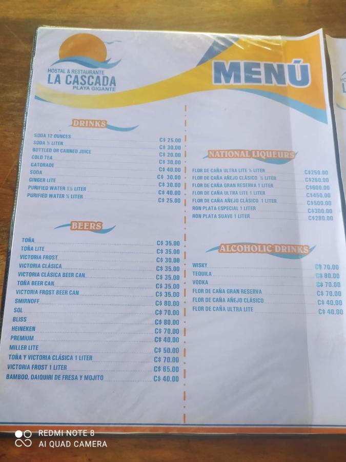 La Cascada Hostel & Restaurant Rivas Bagian luar foto